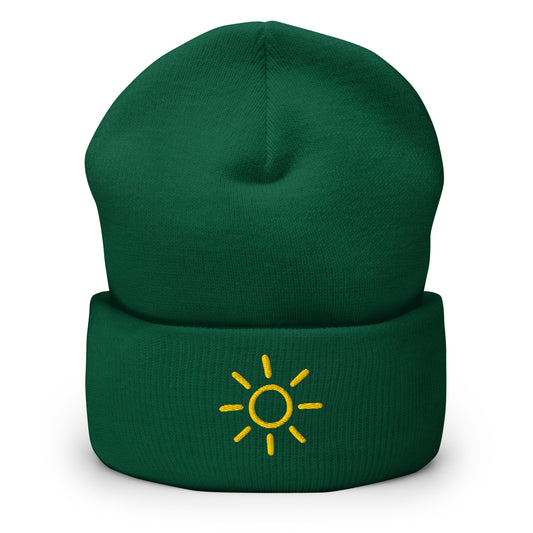 Sun Embroidered Toque